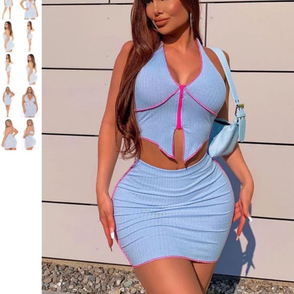 Fashion Nova 2 Piece Summer Sultry Set